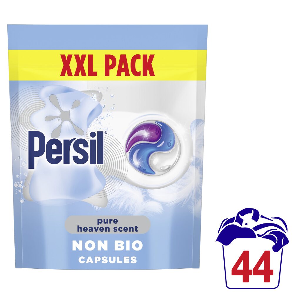 PERS0028-1.jpg Persil Pure Heaven Scent Non-Bio Laundry Washing Detergent Capsules 44 Washes - Image 1