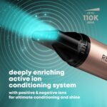 revamp dynamic radiance x shine digital intelligent ionic hair dryer gold