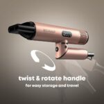 revamp dynamic radiance x shine digital intelligent ionic hair dryer gold - Image 4