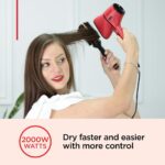 Revlon Pro Collection Airflow Control Hair Dryer Red