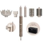 Shark Beauty Limited Edition FlexStyle 5-In-1 Air Styler & Hair Dryer with Storage Case Champagne Diamond - Image 5