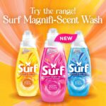 Surf Sunshine Blossom Concentrated Liquid Laundry Washing Detergent 31 Washes 837ml - Image 4
