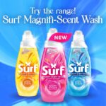Surf Magnifi-Scent Wash Aqua Bliss Liquid Laundry Washing Detergent 55 Washes 1458ml - Image 5