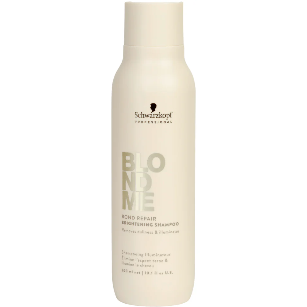 SWPBRSCHTW_1.png Schwarzkopf Professional BlondMe Bond Repair Brightening Shampoo 300ml & Purple Conditioner 250ml Twin - Image 1