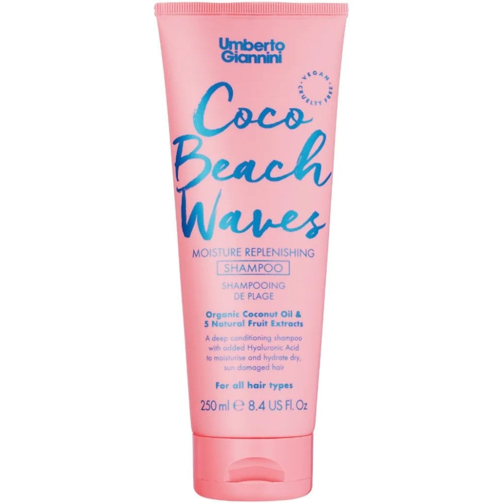 UMGICOBWSHC-1.jpg Umberto Giannini Coco Beach Waves Moisture Replenishing Shampoo & Conditioner Twin 2 x 250ml - Image 1