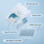 Unicorn Cosmetics Fur-Ever & Always Unbearlievable DIY Individual Lash Clusters Black - Image 5