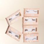 With Love Cosmetics Faux Mink Half Strip Lash Fifty-Fifty Black