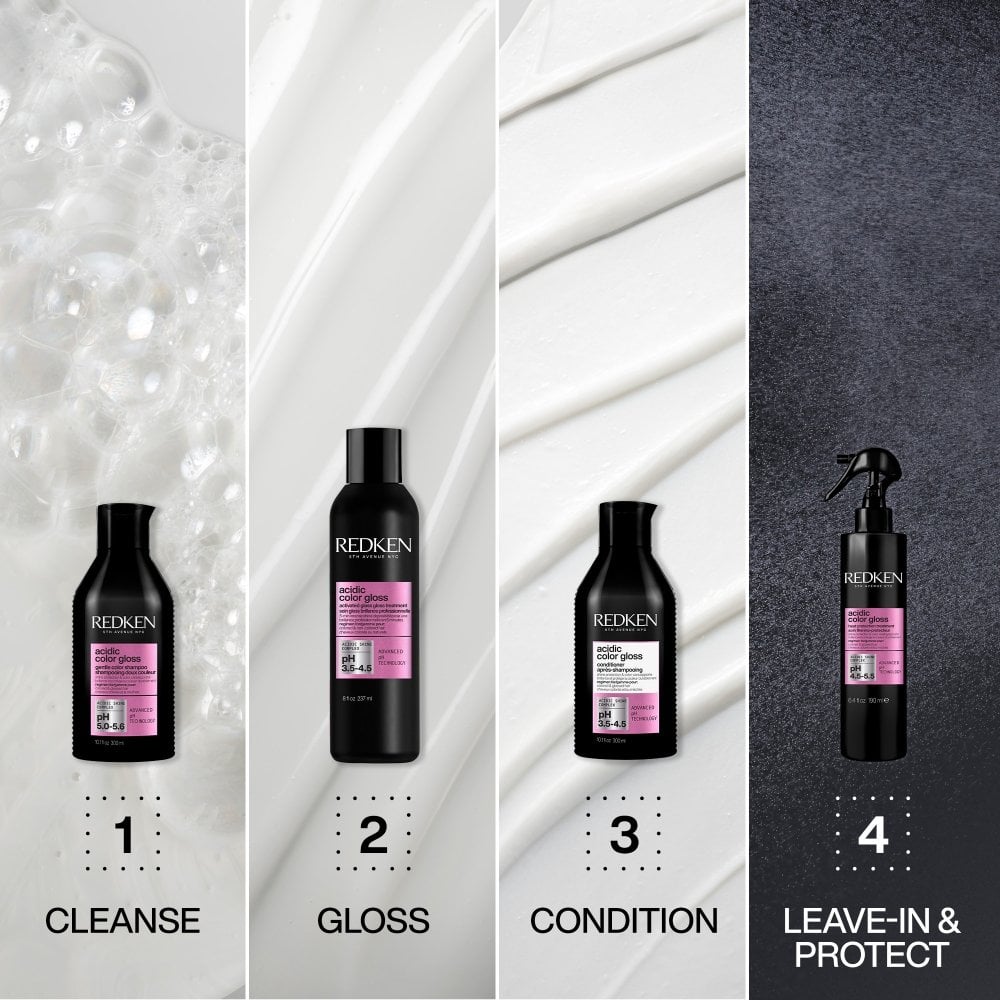 acidic-colour-gloss-shampoo-for-colour-treated-hair-sulphate-free-for-a-gentle-cleanse-300ml-p37057-115687_image.jpg Redken Acidic Colour Gloss Shampoo 300ml - Image 1