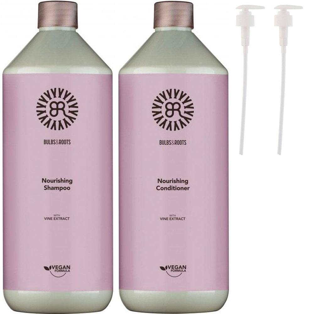 bulbs-roots-nourishing-shampoo-conditioner-twin-2-x-1000ml-p17199-33073_image_3fba4883-3fc1-4838-81ff-a3df338c3cd1.jpg Bulbs & Roots Nourishing Shampoo & Conditioner Twin 2 x 1000ml - Image 1