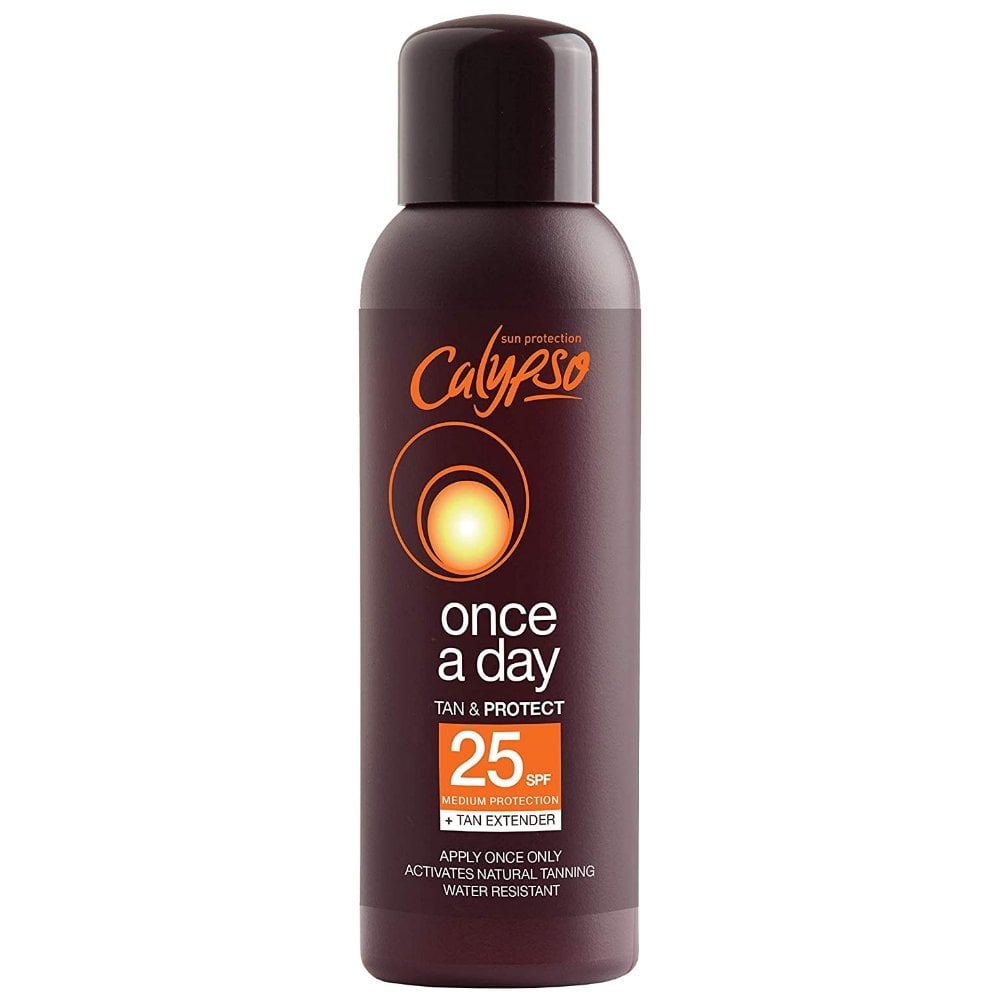 calypso-medium-protection-once-a-day-tan-protect-lotion-spf25-200ml-p32973-93237_image.jpg Calypso Once A Day Tan & Protect Lotion SPF25 200ml - Image 1