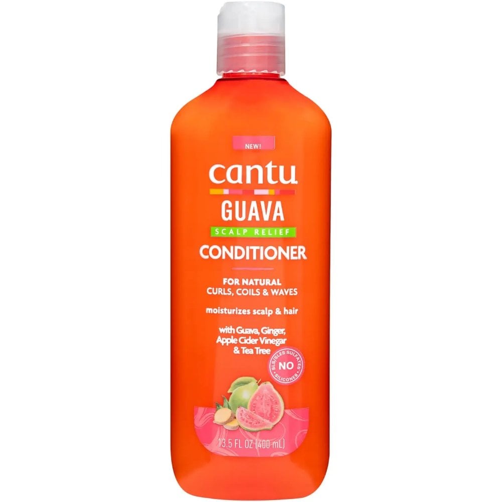 cantu-guava-scalp-relief-conditioner-with-ginger-tea-tree-for-curls-coils-waves-400ml-p34349-99843_image.jpg Cantu Guava Scalp Relief Conditioner 400ml - Image 1