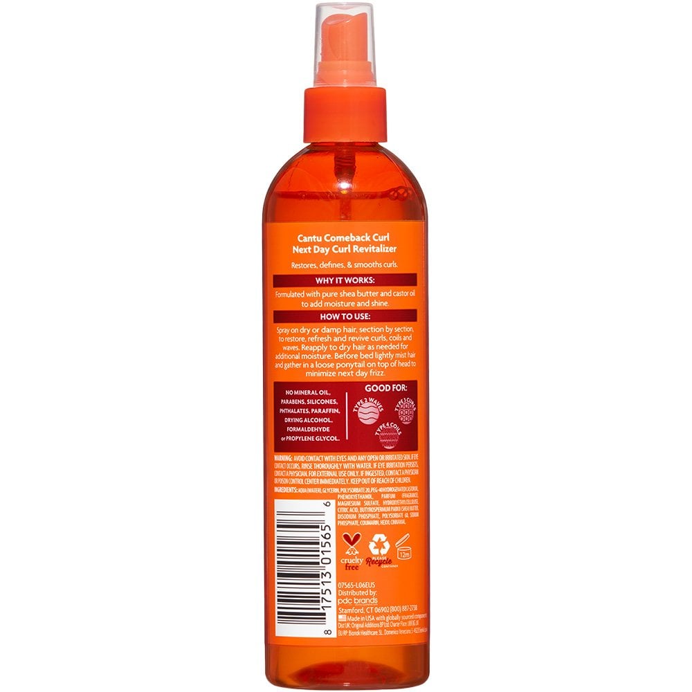 cantu-shea-butter-for-natural-hair-comeback-curl-next-day-curl-revitaliser-355ml-p17779-87978_image.jpg Cantu Shea Butter For Natural Hair Comeback Curl Next Day Curl Revitaliser 355ml - Image 1