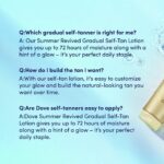 dove body love summer revived self-tanning body lotion light & dark twin 2 x 200ml