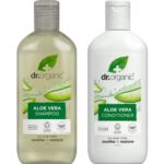 dr. organic aloe vera shampoo & conditioner twin 2 x 265ml - Image 3