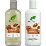dr. organic moroccan argan oil shampoo & conditioner hair twin 2 x 265ml - Image 3