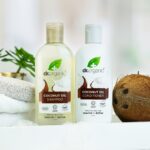dr. organic virgin coconut oil shampoo & conditioner twin 2 x 265ml - Image 2