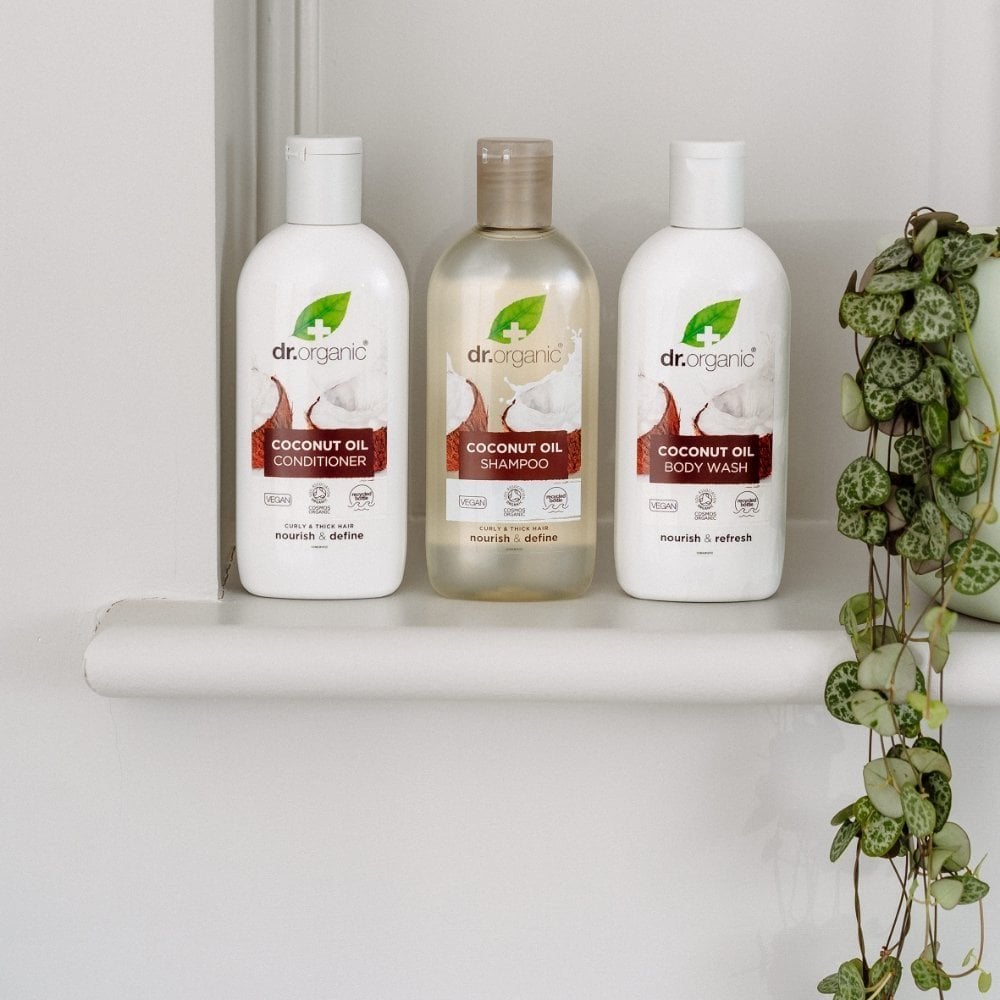 dr-organic-virgin-coconut-oil-shampoo-conditioner-for-curly-thick-hair-twin-2-x-265ml-p32113-89204_image.jpg dr. organic virgin coconut oil shampoo & conditioner twin 2 x 265ml - Image 1