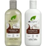dr. organic virgin coconut oil shampoo & conditioner twin 2 x 265ml - Image 4