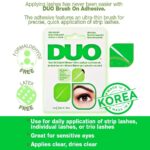 duo eyelash glue brush on striplash adhesive white/clear 5g