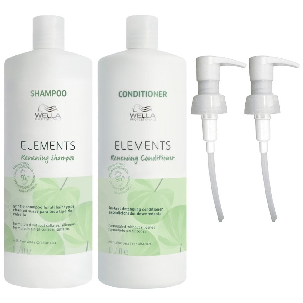 elements-renewal-shampoo-light-conditioner-for-normal-to-dry-hair-twin-2-x-1000ml-p27217-101833_image.jpg Wella Professionals Elements Renewal Shampoo & Light Conditioner Twin 2 x 1000ml - Image 1