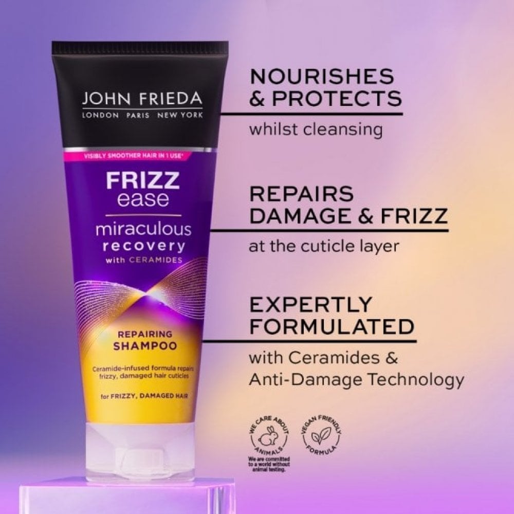 frizz-ease-miraculous-recovery-repairing-shampoo-conditioner-twin-2-x-250ml-p38046-120143_image.jpg John Frieda Frizz Ease Miraculous Recovery Repairing Shampoo & Conditioner Twin 2 x 250ml - Image 1