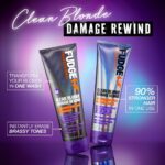 Fudge Professional Clean Blonde Damage Rewind Violet-Toning Conditioner 1000ml