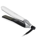 ghd chronos flat iron hair straightener, 3x faster styling with 85% more shine white
