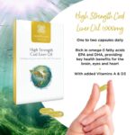 Healthspan High Strength Omega 3 Cod Liver Oil 1000mg 120 Capsules - Image 5
