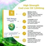 Healthspan High Strength Omega 3 Cod Liver Oil 1000mg 120 Capsules - Image 6