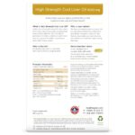 Healthspan High Strength Omega 3 Cod Liver Oil 1000mg 120 Capsules - Image 2