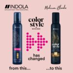 Indola Colour Style Mousse Medium Blonde 200ml