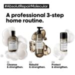 L'Oreal Professionnel Serie Expert Absolut Repair Molecular Shampoo 250ml, Rinse-Off Serum 250ml & Leave-In Mask 100ml Trio - Image 6