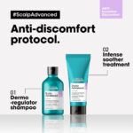 L'Oreal Professionnel Serie Expert Scalp Advanced Anti-Discomfort Dermo-Regulator Shampoo 300ml & Intense Soother Hair Treatment 200ml Twin - Image 6