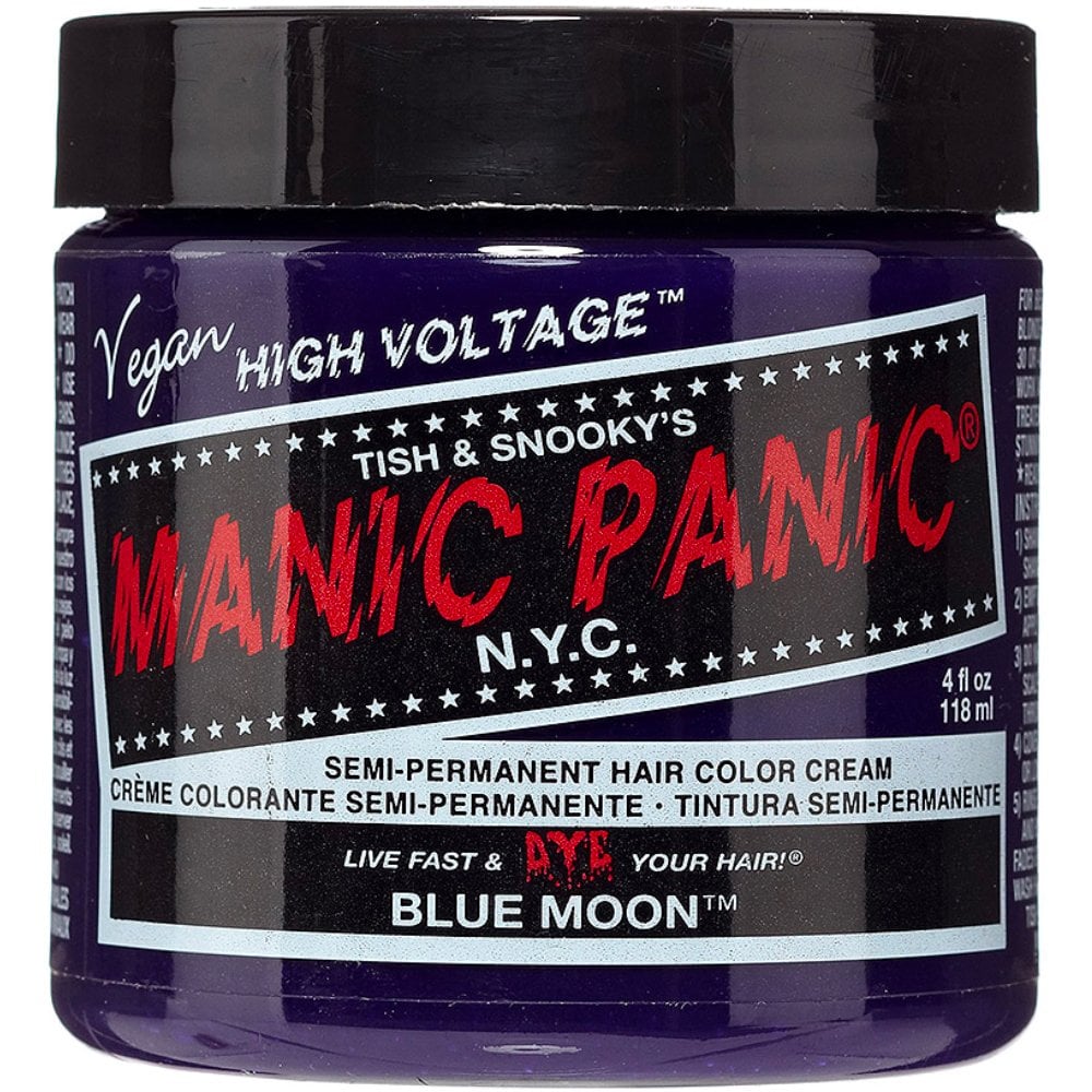 manic-panic-high-voltage-classic-hair-colour-cream-blue-moon-118ml-p11884-17859_image.jpg Manic Panic High Voltage Classic Hair Colour Cream Blue Moon 118ml - Image 1
