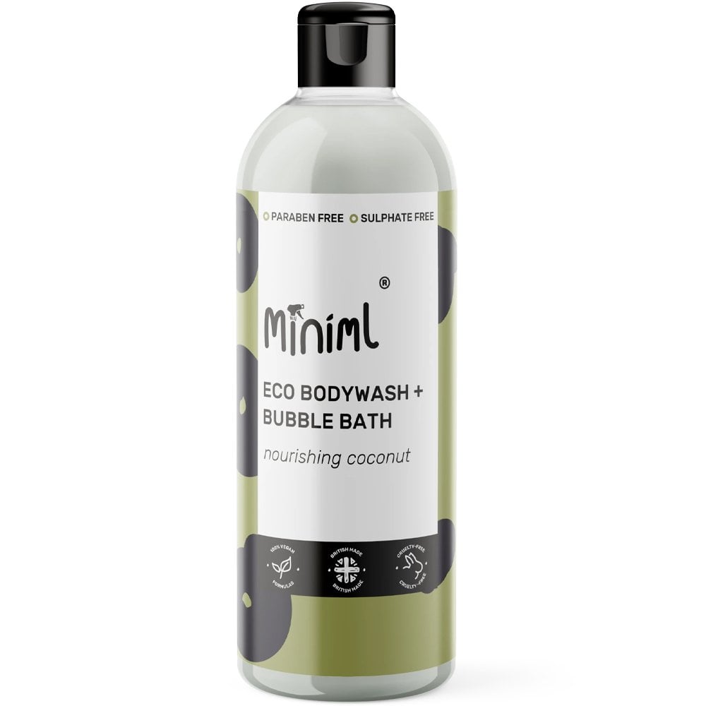 miniml-eco-friendly-body-wash-bubble-bath-nourishing-coconut-500ml-flip-lid-p24993-57553_image.jpg Miniml Eco-Friendly Body Wash & Bubble Bath Nourishing Coconut 500ml Flip Lid - Image 1