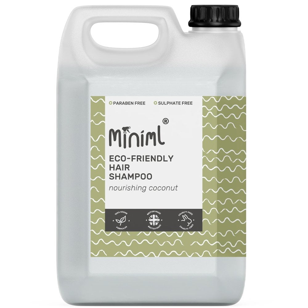 miniml-eco-friendly-hair-shampoo-nourishing-coconut-5000ml-p24957-57517_image_9a347d27-8ed6-4643-aa1f-3e35defb25f8.jpg Miniml Eco-Friendly Nourishing Coconut Hair Shampoo & Conditioner Twin 2 x 5000ml - Image 1