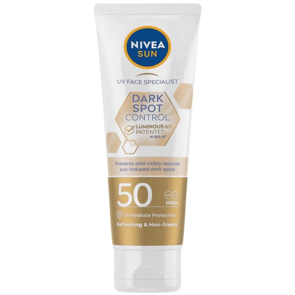 nivea-very-high-protection-sun-uv-face-specialist-dark-spot-control-luminous-630-sunscreen-spf50-40ml-p32822-92542_image.jpg Nivea Sun UV Face Specialist Dark Spot Control Sunscreen SPF50+ 40ml - Image 1