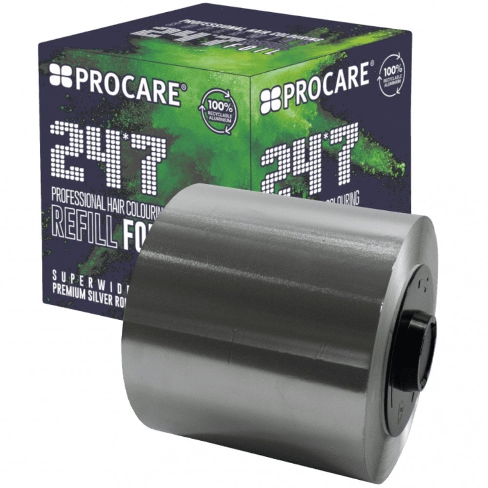 procare-premium-superwide-silver-24-7-hair-foil-refill-roll-120mm-x-450mtr-p35623-107935_image.jpg Procare Premium Superwide Silver 24/7 Hair Foil Refill Roll 120mm x 450mtr - Image 1
