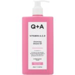 Q+A Vitamin A, C & E Cleansing Shower Oil 250ml - Image 4