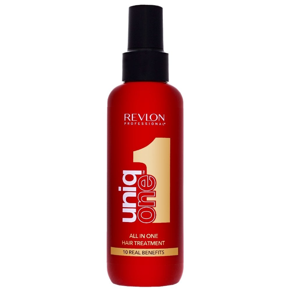 revlon-professional-uniq-one-all-in-one-hair-treatment-150ml-p5116-78121_image_9cb1beec-9e97-4331-9531-fc2433d6da17.jpg Revlon Professional Uniq One All In One Hair Treatment Original & Coconut Duo 2 x 150ml - Image 1