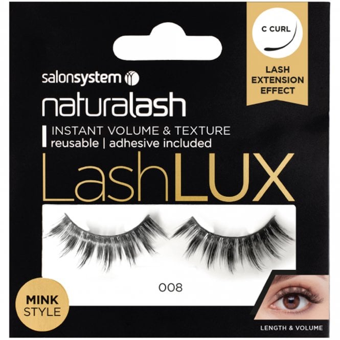 salon-system-naturalash-lash-lux-mink-style-strip-lashes-black-008-p24782-56773_medium_29cc24b4-6a8e-42aa-b01b-53767cf3257b.jpg Salon System Naturalash Lash Lux Mink Style Strip Lashes Black 008 - Image 1
