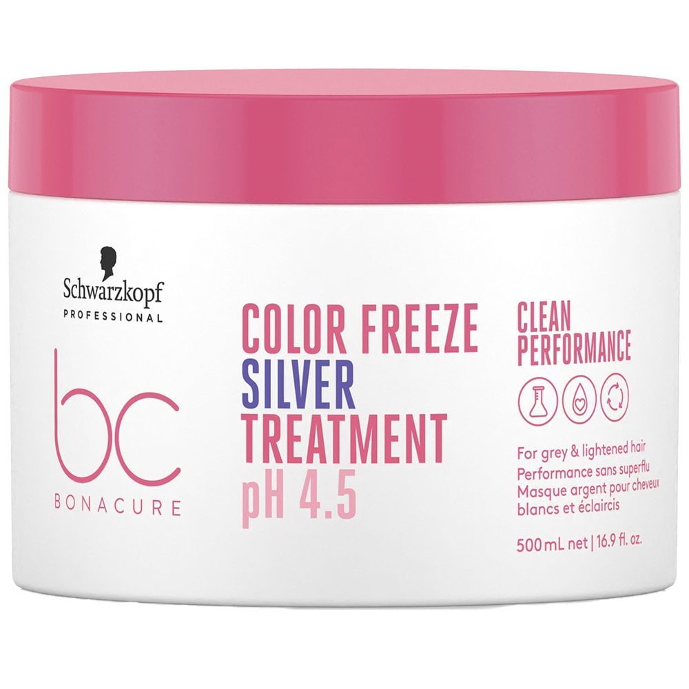 schwarzkopf-professional-bc-bonacure-clean-ph-4-5-colour-freeze-silver-treatment-500ml-p25868-61100_image.jpg Schwarzkopf Professional BC Bonacure Clean pH 4.5 Colour Freeze Silver Treatment 500ml - Image 1
