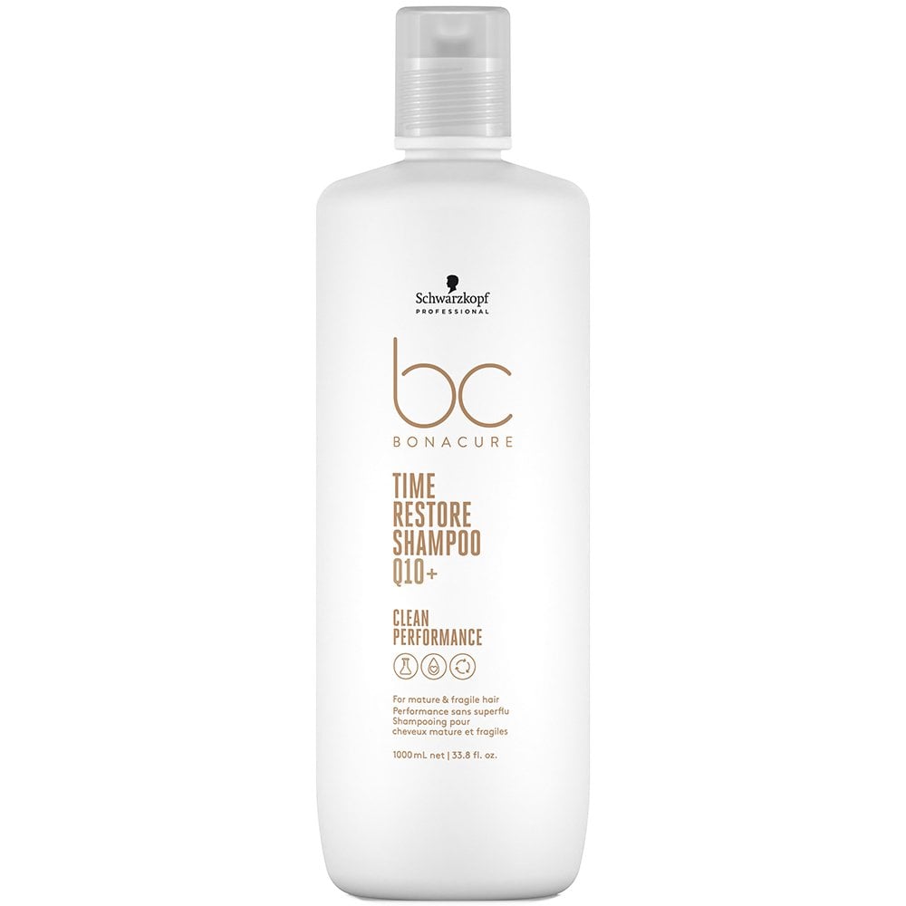 schwarzkopf-professional-bc-bonacure-clean-q10-time-restore-shampoo-1000ml-p4744-61119_image_e26f5ca3-063d-4db0-b82f-5fbfeeb45d22.jpg Schwarzkopf Professional BC Bonacure Clean Q10+ Time Restore Shampoo & Conditioner Twin 2 x 1000ml - Image 1