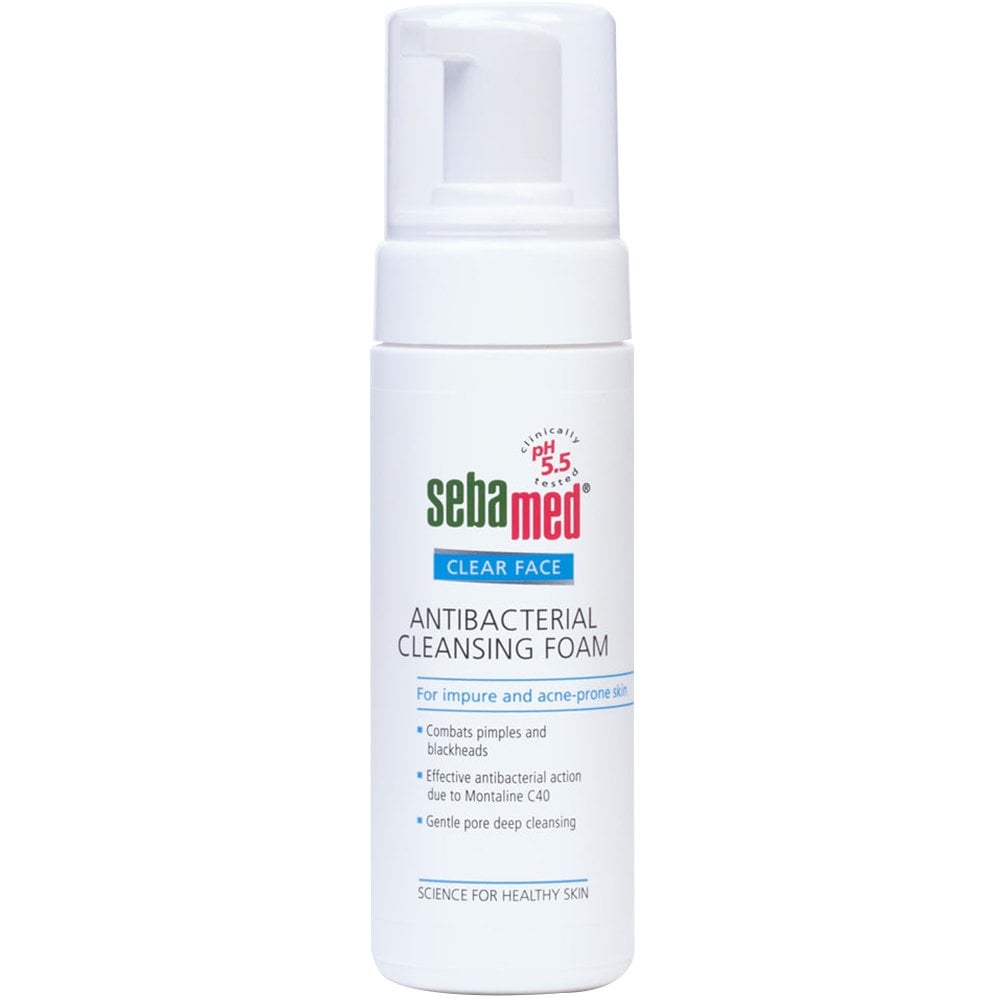sebamed-clear-face-antibacterial-cleansing-foam-for-impure-acne-prone-skin-150ml-p27722-68281_image.jpg Sebamed Clear Face Antibacterial Cleansing Foam 150ml - Image 1