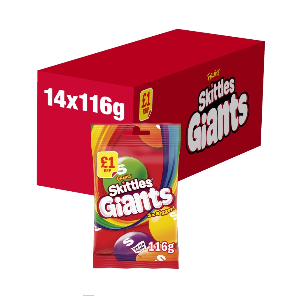 skittles_giants_vegan_chewy_sweets_fruit_flavoured_treat_bag_116g_1_pmp_a__1.jpg Skittles Giants Vegan Chewy Sweets Fruit Flavoured Treat Bag 116g - Image 1