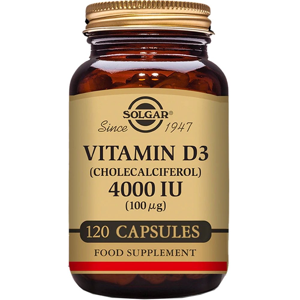 solgar-vitamin-d3-cholecalciferol-4000-iu-100-_C2_B5g-120-vegetable-capsules-p16479-30407_image.jpg Solgar Vitamin D3 Cholecalciferol 4000 IU 100 µg 120 Vegetable Capsules - Image 1