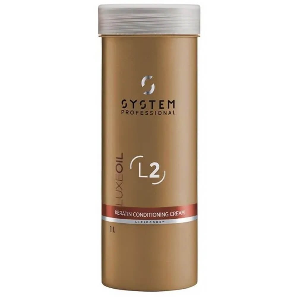 system-professional-luxe-oil-keratin-conditioning-cream-1000ml-p27474-67133_image_c731f866-d6bd-4287-b714-527941b73a0c.jpg System Professional Luxe Oil Keratin Protect Shampoo & Conditioner Twin 2 x 1000ml - Image 1