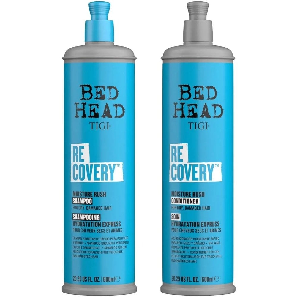 tigi-bed-head-recovery-moisture-rush-shampoo-conditioner-for-dry-damaged-hair-twin-2-x-600ml-p30384-79091_image.jpg TIGI Bed Head Recovery Moisture Rush Shampoo & Conditioner Twin 2 x 600ml - Image 1