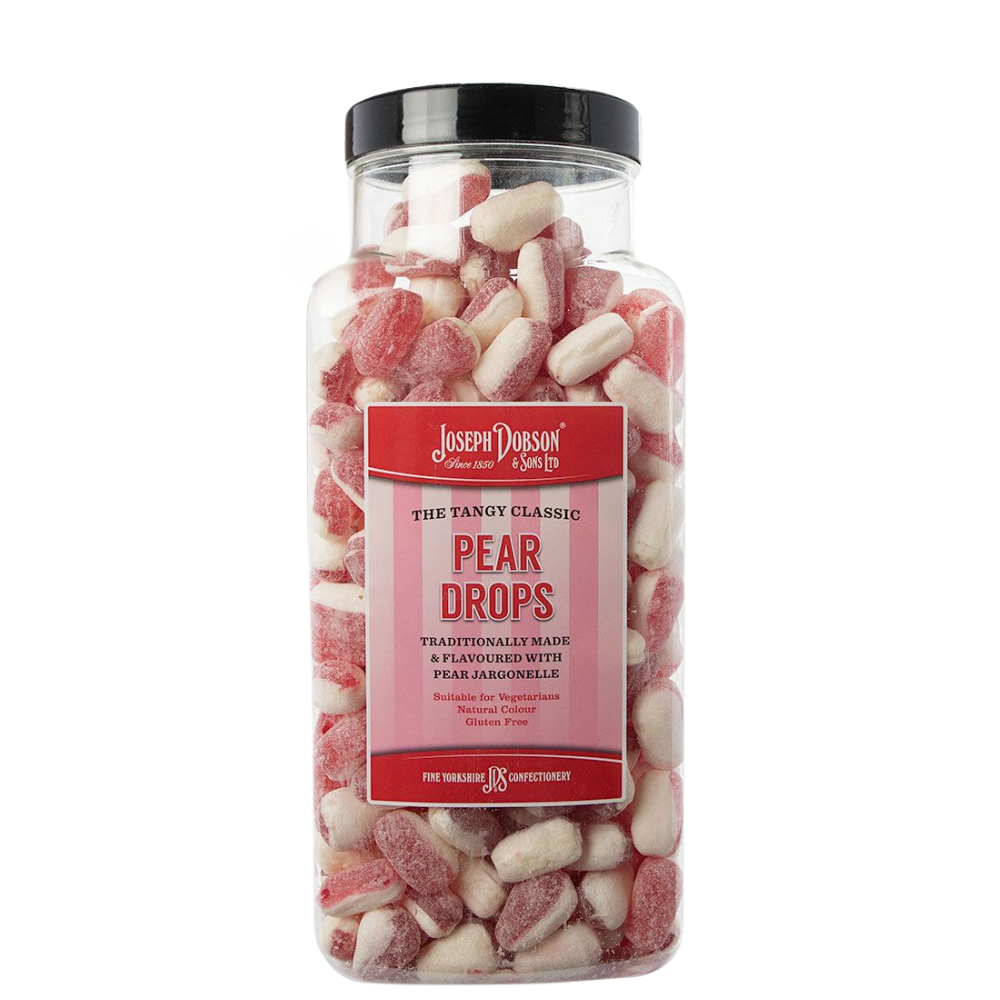 untitled_design_20_.png Dobsons Pear Drops Jar 2.72kg - Image 1
