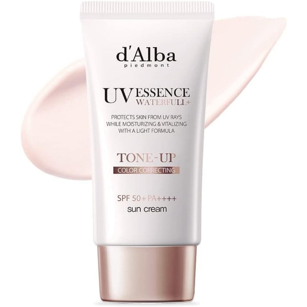 uv-essence-waterfull-tone-up-colour-correcting-sun-cream-spf50-50ml-p37691-118953_image.jpg D'Alba UV Essence Waterfull Tone-Up Colour Correcting Sun Cream SPF50+ 50ml - Image 1